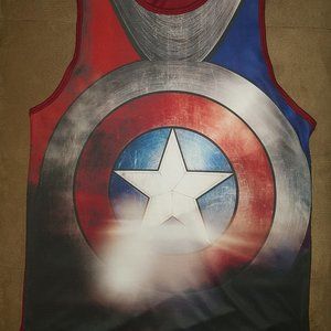 CAP AMERICA SHIELD TANK TOP